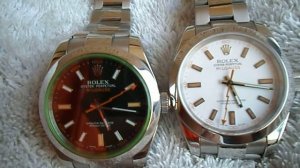 Rolex Milgauss black and white