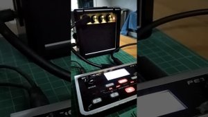 Mooer PE100 test with mini amp
