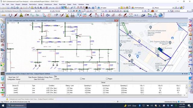 How to Utilize ETAP GIS to Perform Unbalanced Load Flow Studies on T&D Networks