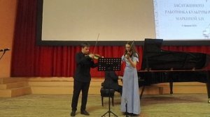 А.Шувалов "Элегия" для 2-х скр. исп.Агния Шаталова и Даниил Волков. класс Волковой В.Т.