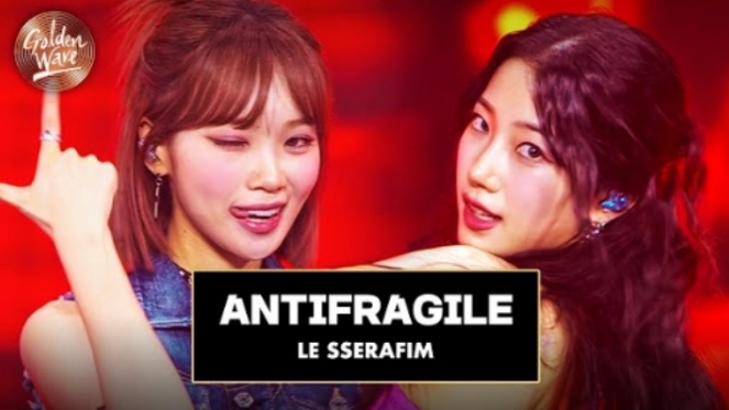 LE SSERAFIM "ANTIFRAGILE" Golden Wave | 241108