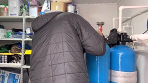 Установка оголовка аэрации