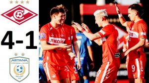 "Спартак" разгромил "Астану" - 4-1! Зиньковский - хорош! Спартак - Астана - обзор матча - голы