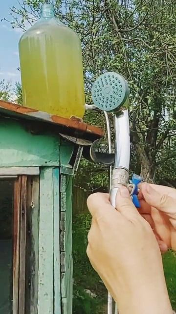 Самоделка из пластиковой бутыли садовый душ своими руками #diy #tool #самоделки #идеи