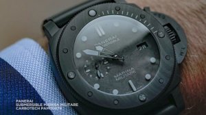 First look at the Panerai Submersible Marina Militare Carbotech (PAM00979)