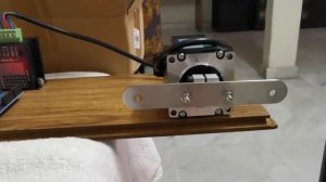 Nema 23 stepper motor torque test setup TB6600 VS DM542