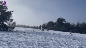 Крым. ЮБК. Ялта. Поездка с друзьями на Ай-Петри. Часть 3: Снежок тает. В конце фото. 18.01.25 #юбк