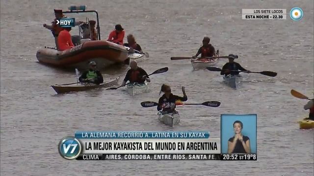 Visión 7 La mejor kayakista del mundo en Argentina смотреть онлайн