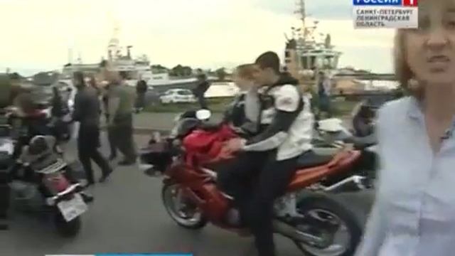Байкеры исполнили мечту Екатерины Козловой Вести СПб смотреть онлайн