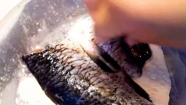 Рыба жареная. Қуырылған балық. Казакша рецепт . смотреть онлайн