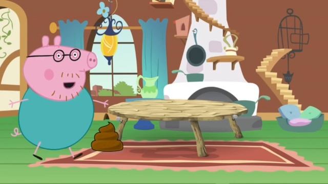 Папа Свин съел какашки! Свинка Пеппа мультик-анимация смотреть онлайн