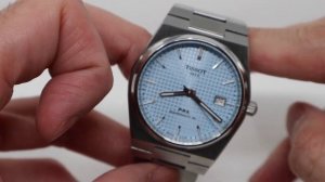 UNBOXING TISSOT PRX ICY BLUE POWERMATIC 80 T1374071135100
