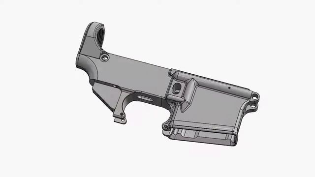 MACHINED LOWER RECEIVER FROM FORGED PART 80% смотреть онлайн