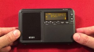 Eton Elite Traveler Shortwave Radio Evening MW