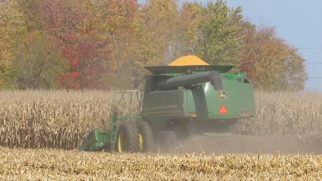 Corn Harvest 2023 | John Deere 9670STS Combine Harvesting Corn | Ontario, Canada