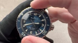 Blancpain Fifty Fathoms Titanium 5015-12B40-NAOA Blancpain Watch Review