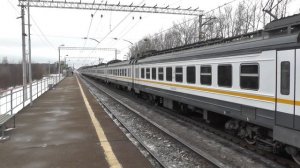 Электропоезд ЭД4М-0460 ЦППК платформа Сушкинская