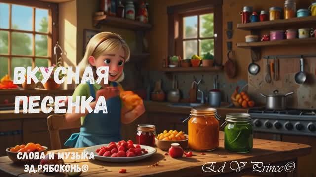 "Вкусная песенка" песенка для детей и родителей автор Ed V Prince©