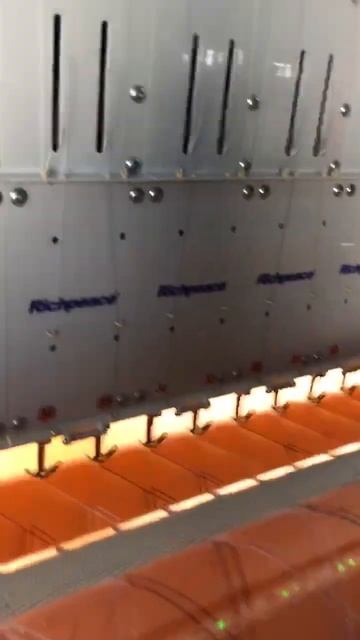 Embroidery and Quilting machine to stitch on leather for upholstery interiors