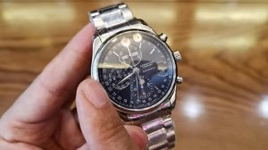 [Đẹp] Longines Master Collection Moonphase Chronograph Blue 42mm L2.773.4.92.6 | ICS Authentic