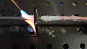 Теплосъем при пайке медных труб.