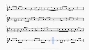 Айдамир Мугу - Черные глаза. Ноты для альт саксофона.