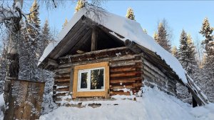 ЗАЕЗД НА НОВУЮ ИЗБУ К ТАЕЖНОЙ РЕЧКЕ. Рыбалка на хариуса. Езда на снегоходах СМ-002.