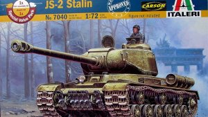 # 77 JS-2 Stalin, Italeri, 1:72 (обзор коробки).