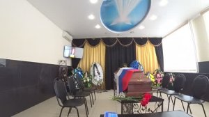 Отпевание нашего брата Валерия Сокольских в похоронном зале. 02.02.2025 г.