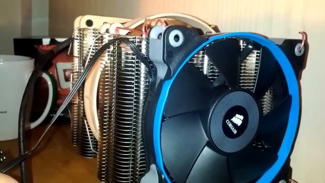 Sp120 On Noctua Nh D14 sound test смотреть онлайн