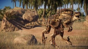 Atrociraptors In Jurassic World Evolution 2