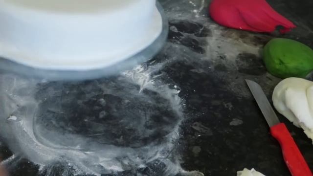 PART2 CHRISTMAS CAKE SANTA CLOUSE FACE DECORATION|COVER WITH MARZIPAN AND FONDANT ICING смотреть онлайн