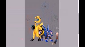 MLP / Transformers Speedpaint With SAI