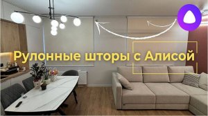 Рулонная штора с Алисой. Управляй-светом.рф.