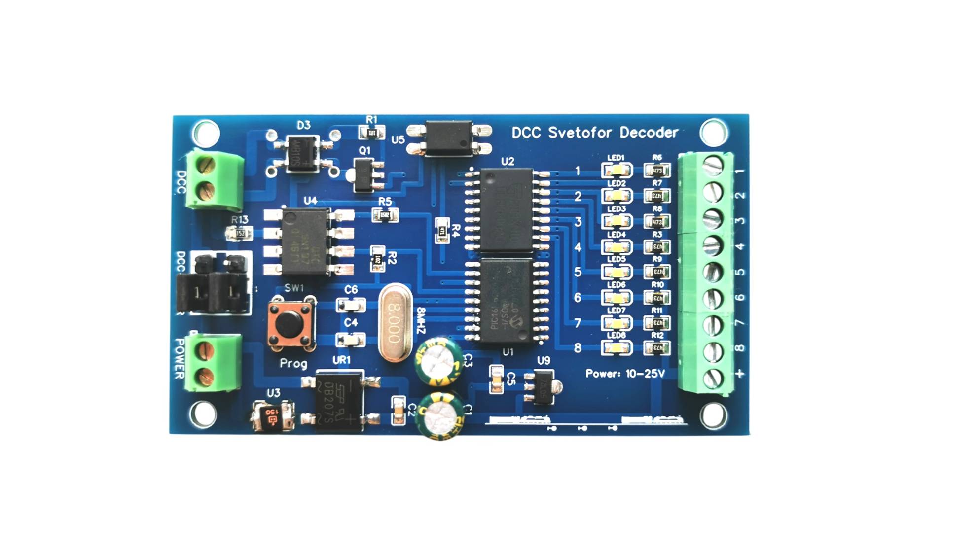 DCC Decoder Светофорный