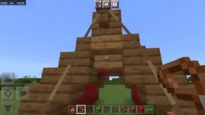 Как построить палатку в Майнкрафте.