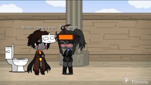 El amor de tv woman por Brown camera man