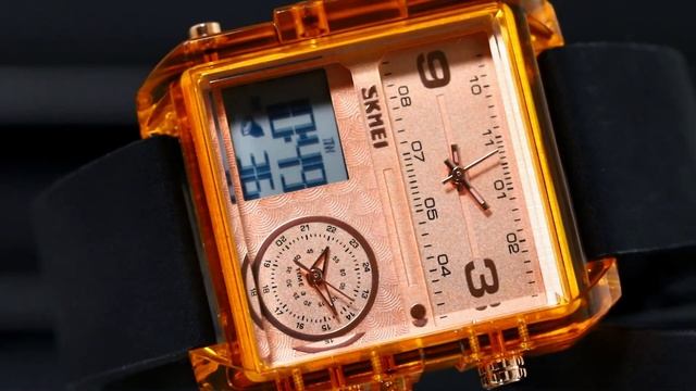 SKMEI Watch Model 2021 3time Popular Analog Digital Watch
