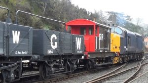 37688 shunting wagons at Bewdley | SVR 24/03/18