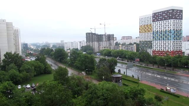 Москва, рассвет, дождь, 26.05.2019 смотреть онлайн
