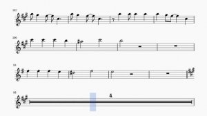 Сектор газа - Демобилизация. Для альт саксофона