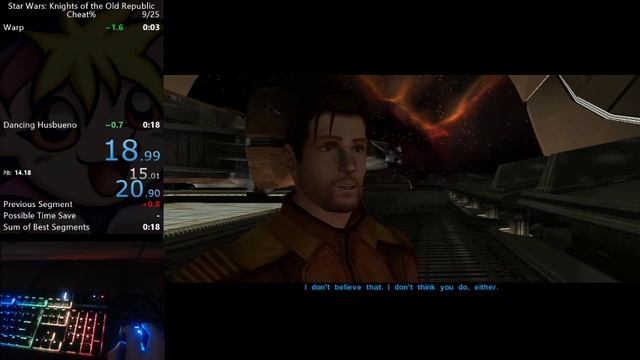 KOTOR 1 W/Cheats Speedrun in 18 Seconds смотреть онлайн