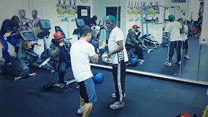 BATMAN Training with The Black Mamba (Roger Mayweather)