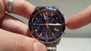 Casio Edifice EFV-540D-1A manual 5563 to set time and calibration