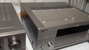 Аудио видео ресивер Yamaha rx v 1700.   Стерео уситель Yamaha  ax 1090.