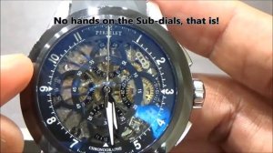 Perrelet Skeleton Chronograph Watch Review