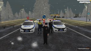 ЖЕСТКИЙ ПАТРУЛЬ С НАПАРНИКОМ! ПОГОНИ, УГАР, ЗАДЕРЖАНИЕ(AMAZING ONLINE)