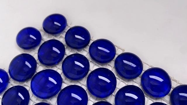 Glossy Cobalt Blue Penny Round Glass Mosaic Tiles смотреть онлайн