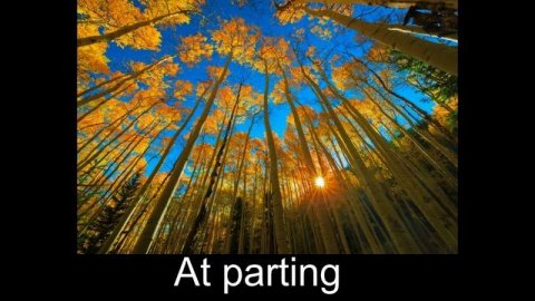 At parting - Mark ES