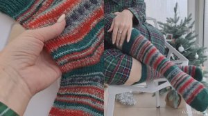 _4_МоёРукоделиеЗимой: связала рождественские носки, учусь вязать варежки